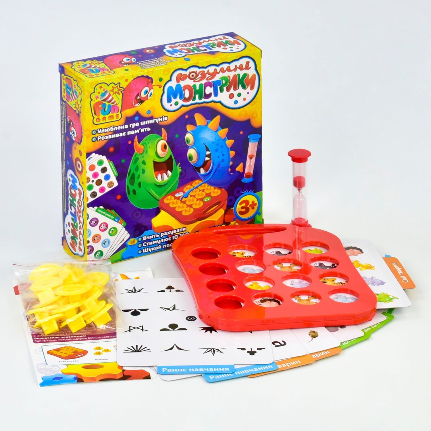 68919-1.jpeg Настільна гра "Мемо. Розумні монстрики" - Зображення 1
