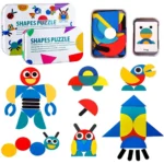 Дерев'яна мозаїка для дітей Монтессорі - Зображення 3